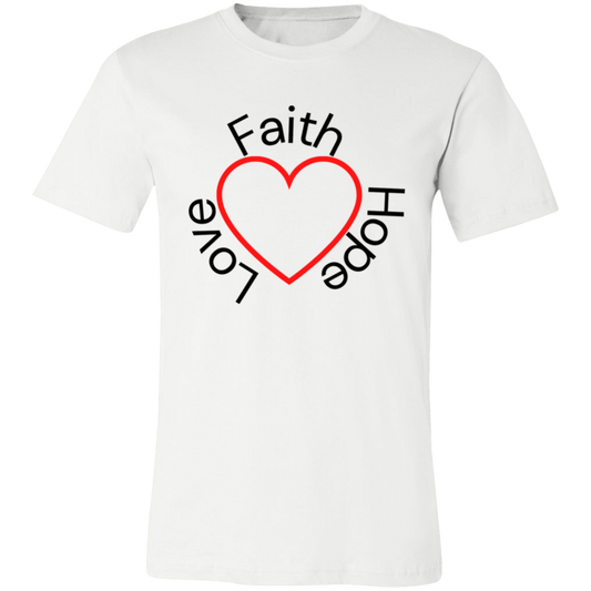 Faith, Hope, & Love Jersey Short-Sleeve T-Shirt