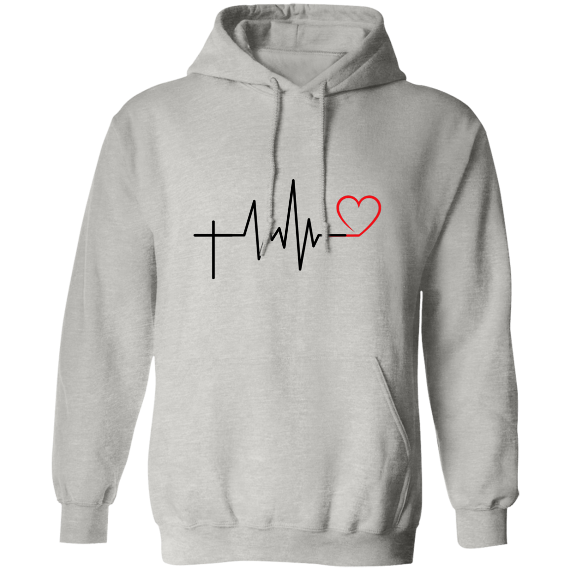 Cross Your Heart Pullover Hoodie