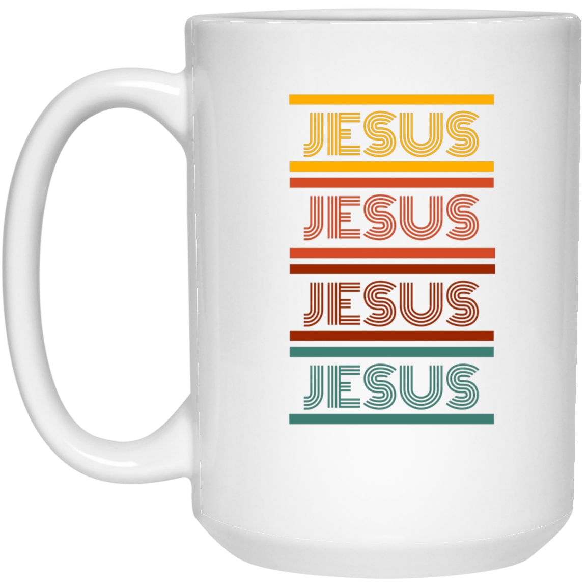 Jesus 15 oz. White Mug