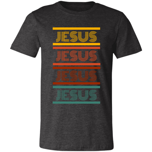 Jesus Retro Design Jersey Short-Sleeve T-Shirt