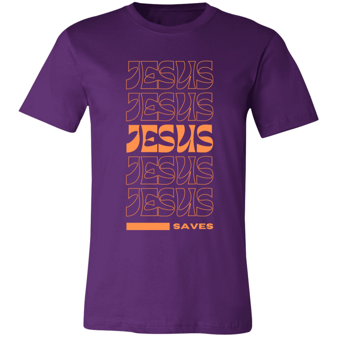 Jesus Saves Jersey Short-Sleeve T-Shirt