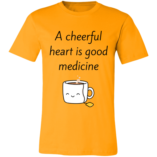 Cheerful Heart Jersey Short-Sleeve T-Shirt